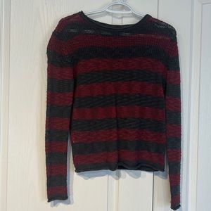 Forever 21 Striped Knit Sweater - size small